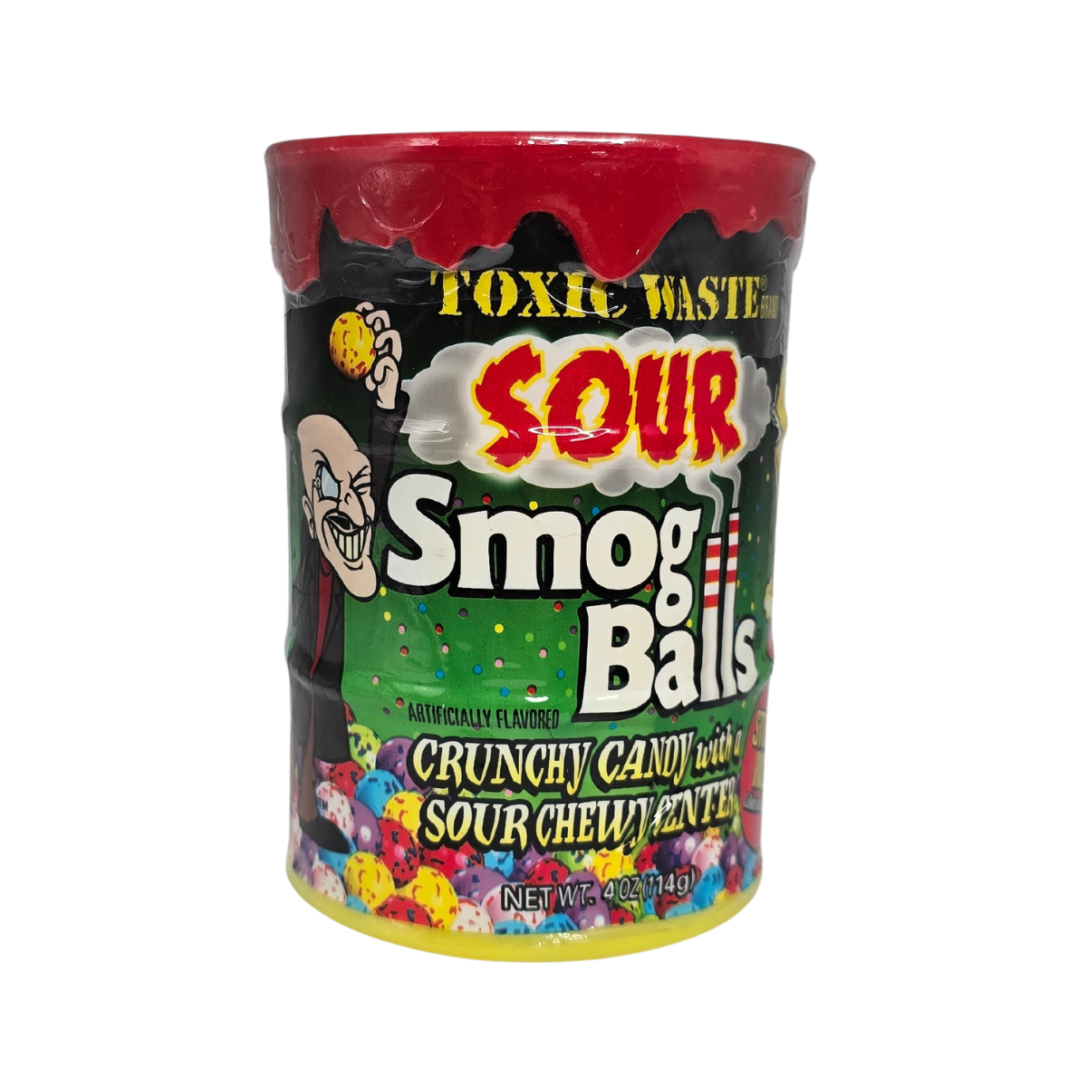 Toxic Waste Sour Smog Balls Collectable Bank